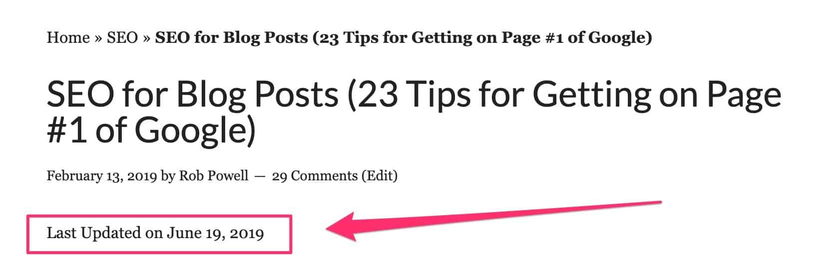 google freshness algorithm and  last modified time stamp