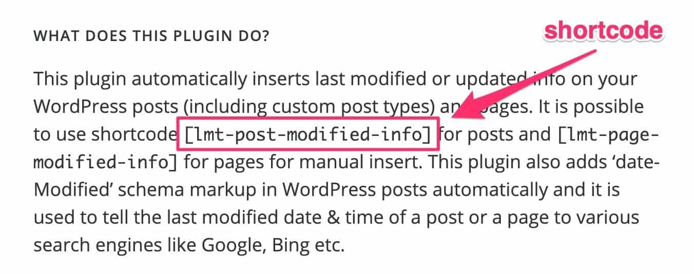 WP 上次修改信息插件 WP Last Modified Info plugin