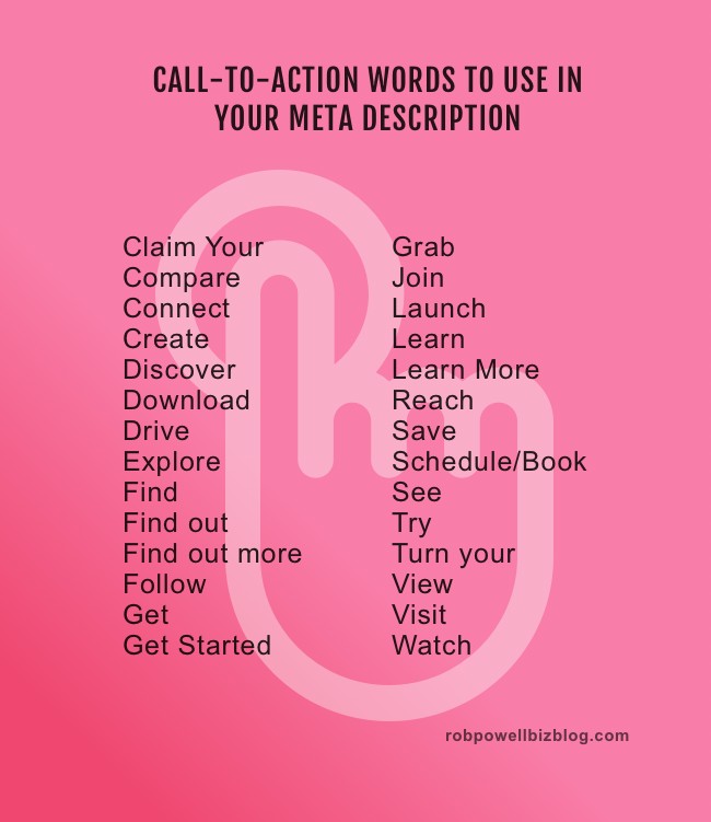 call to action words