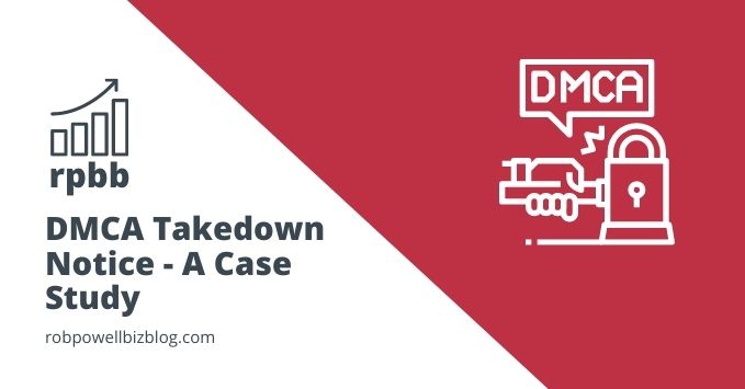 dmca takedown - a case study