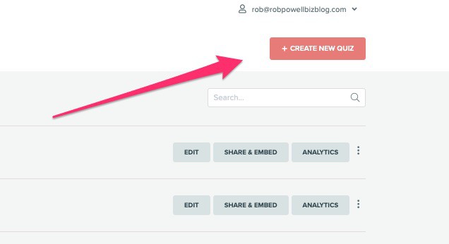 create a personality quiz with Interact