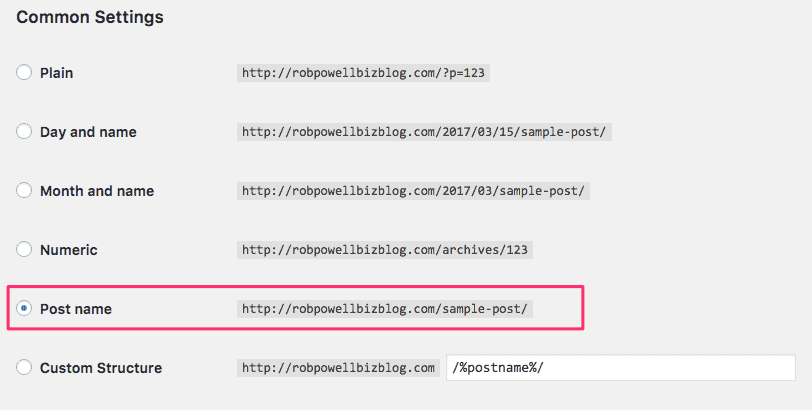 Adjusting URL structure in WordPress