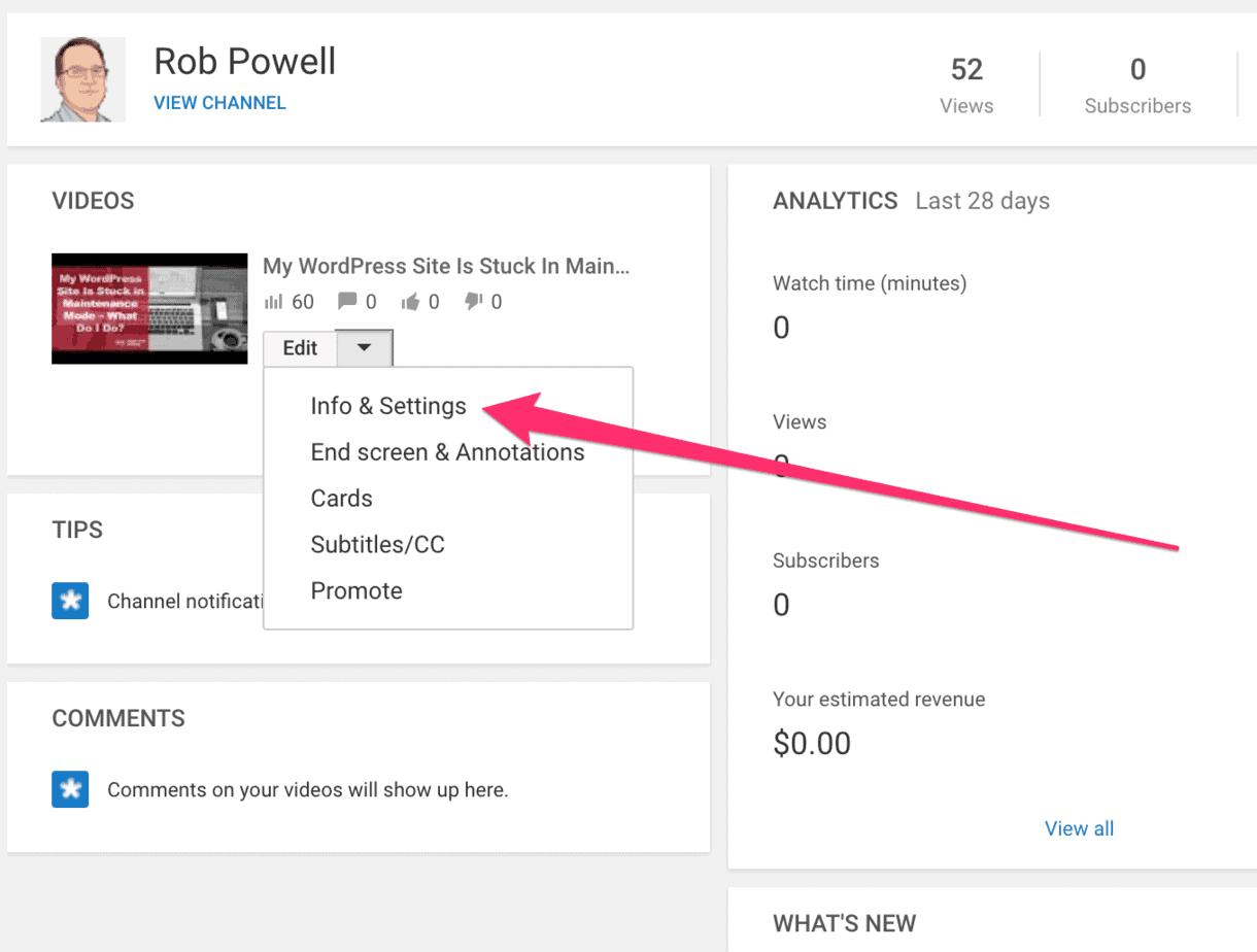 Adding a Call To Action Overlay to YouTube Videos