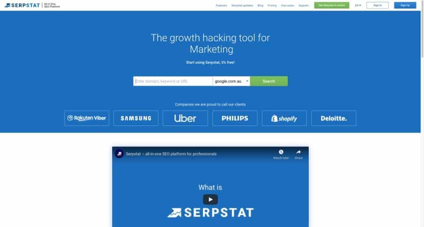 serpstat - alternatives to ahrefs
