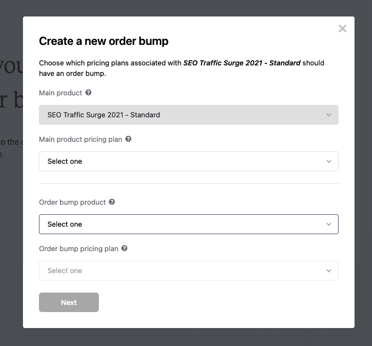 画像15-教えられる注文バンプ create an order bump in Teachable