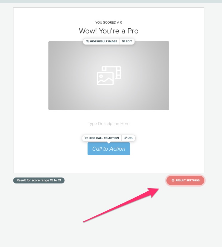 change the score range