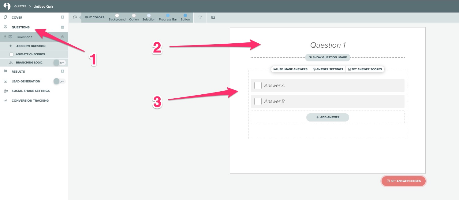 create a quiz for lead generation