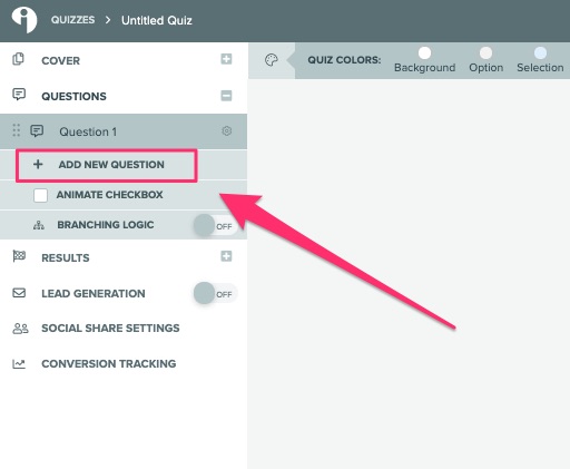 create a quiz for lead generation