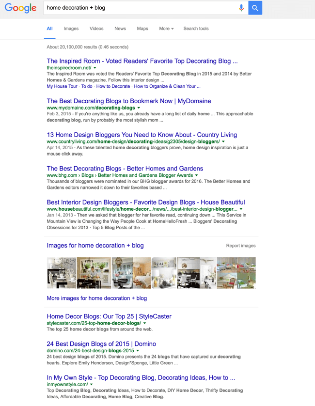 So suchen Sie nach Blogs