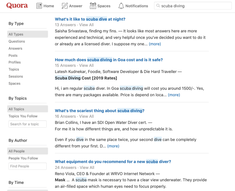 제휴 마케팅 틈새 시장을 위한 quora