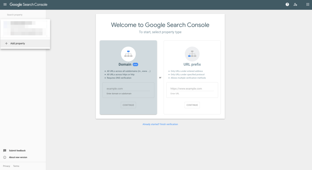 Installieren der Suchkonsole für die Google-Suchkonsole