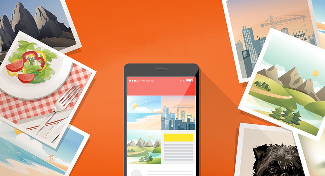 移动应用推广图片