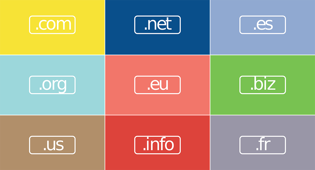 Изображение доменных имен веб-сайта электронной торговли