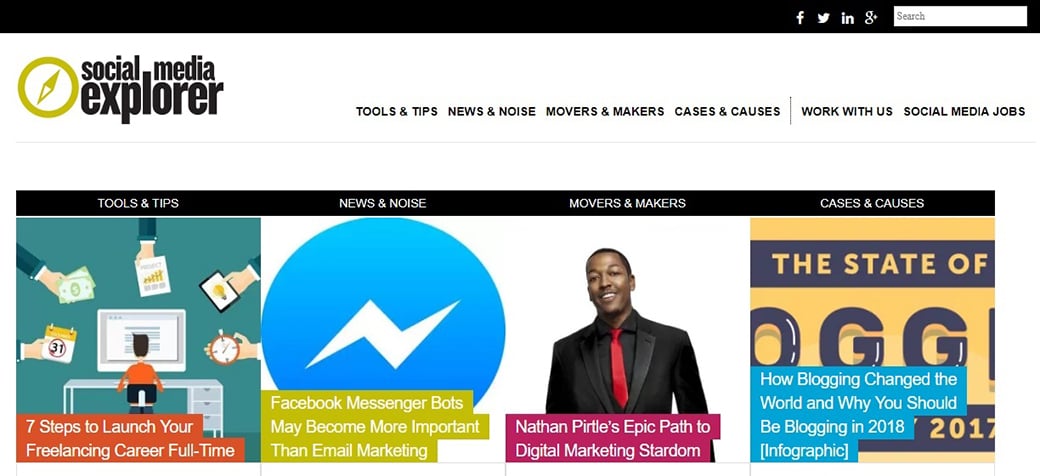 SMExplorer لتعلم التسويق عبر وسائل التواصل الاجتماعي