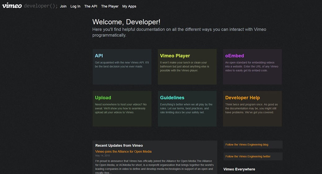 потоковое изображение vimeo exo