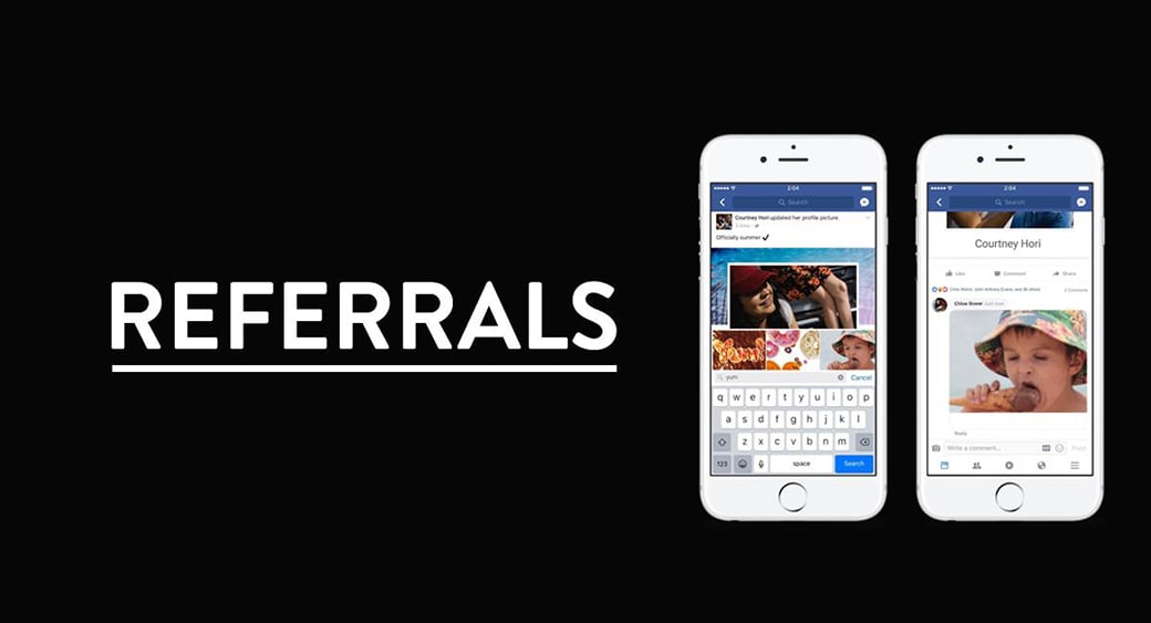 Facebook 上的推荐