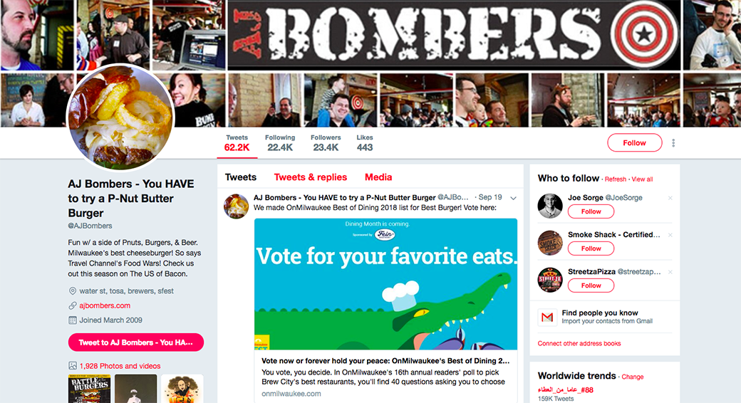 Immagine del caso di studio di AJ Bombers