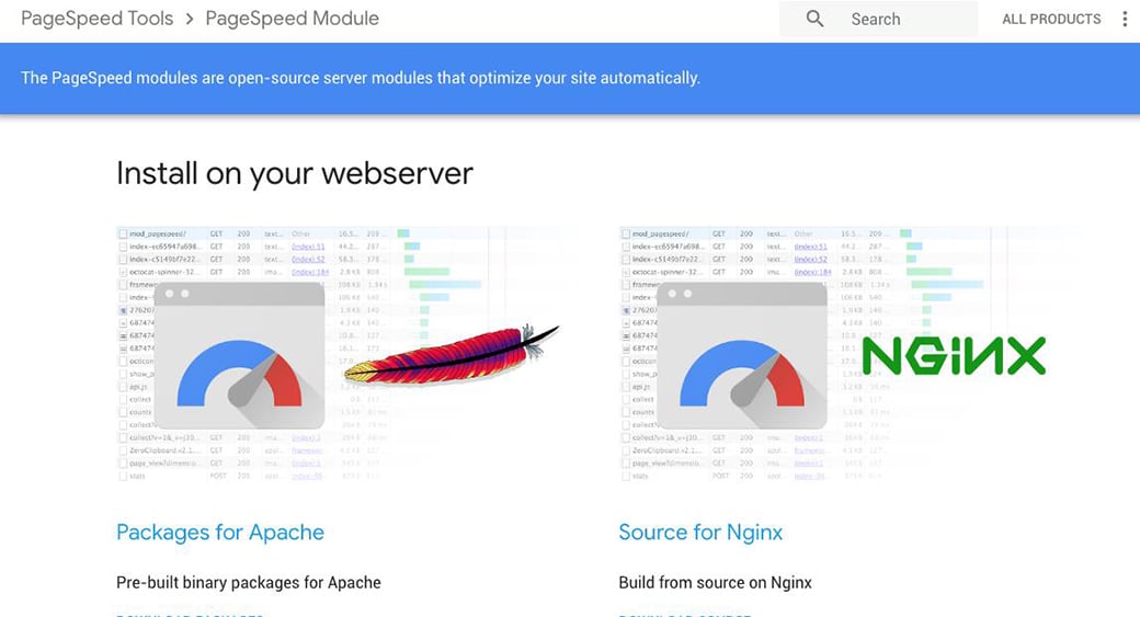 Imagine Google PageSpeed