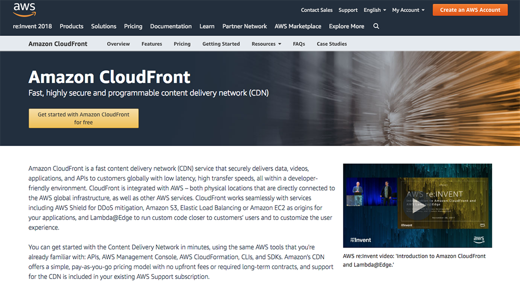 Imaginea contului cu font AWS cloud - rețea