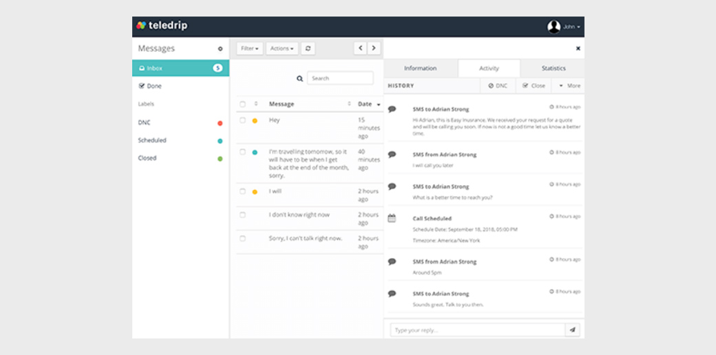 Teledrip 消息传递