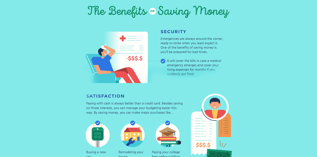 экономия денег инфографика