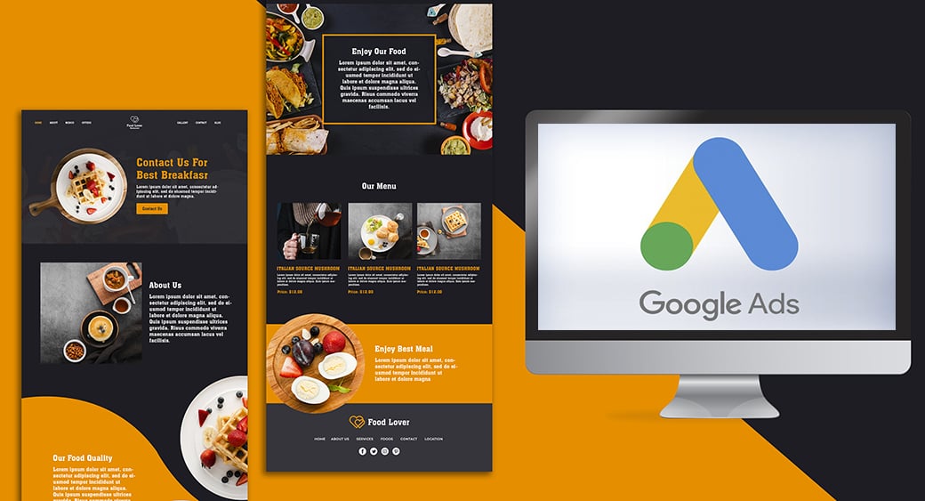 Immagine principale della pagina di destinazione PPC