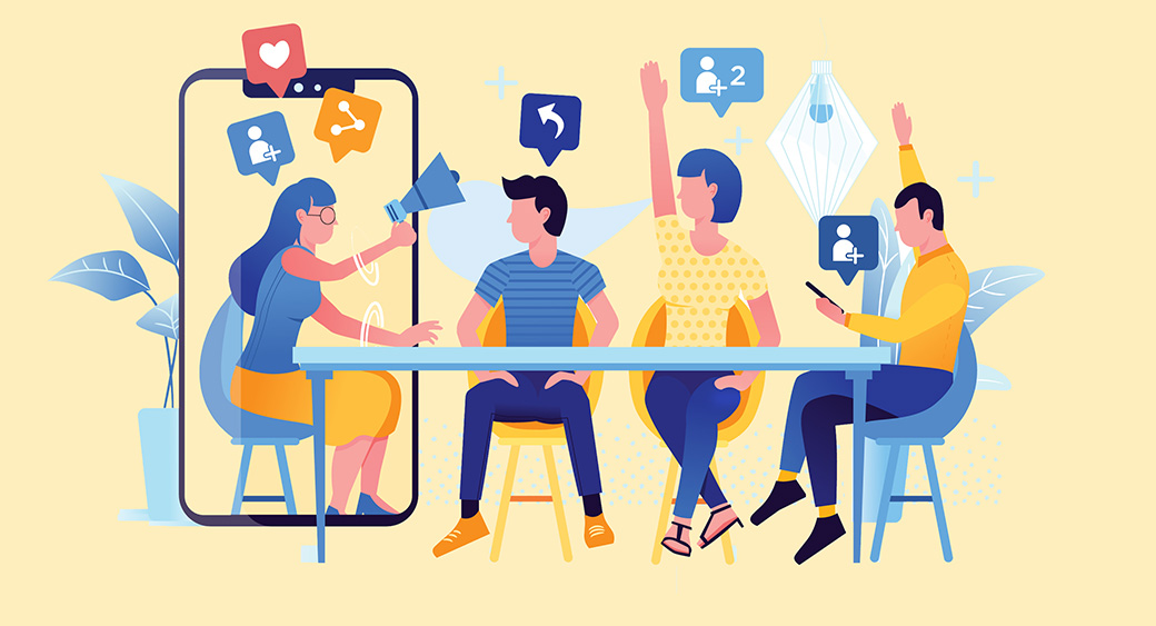 publicité sur les réseaux sociaux