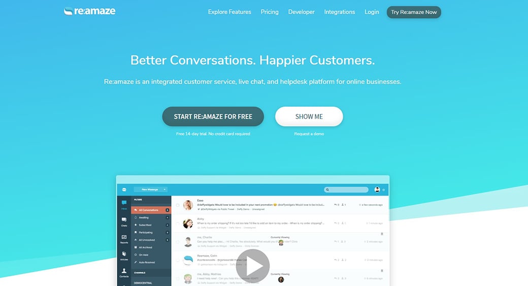 Reamaze servicii integrate pentru clienți