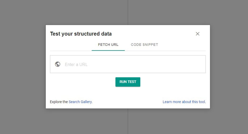 narzędzie do testowania danych strukturalnych – fragmenty rozszerzone dla e-commerce