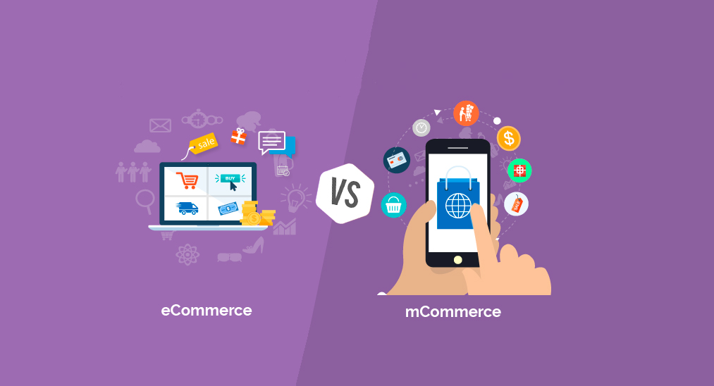 Prezentowany obraz eCommerce vs mCommerce