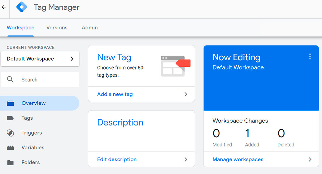 Manager de etichete Google
