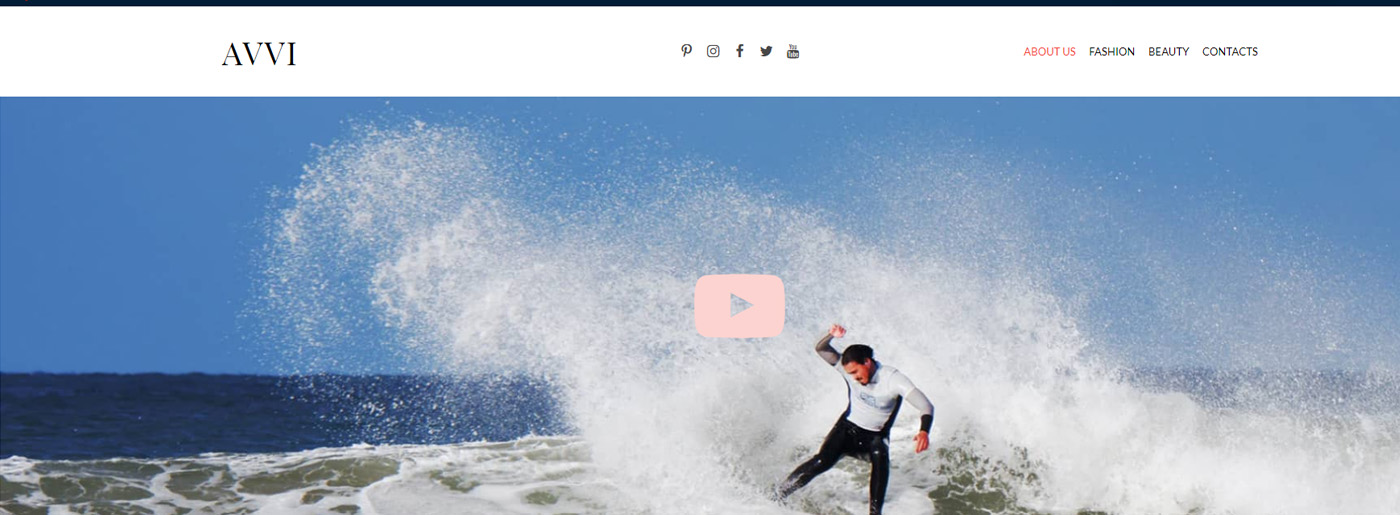 Fashion Blog Website Design - Contenuti visivi vs contenuti testuali