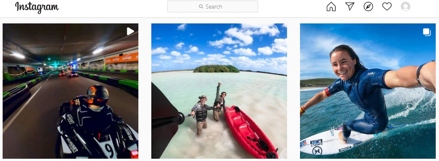 Pagina Instagram GoPro