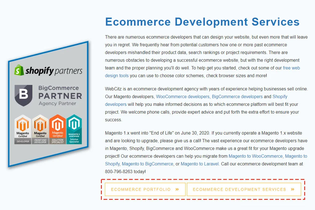 Butonul portofoliu de comerț electronic