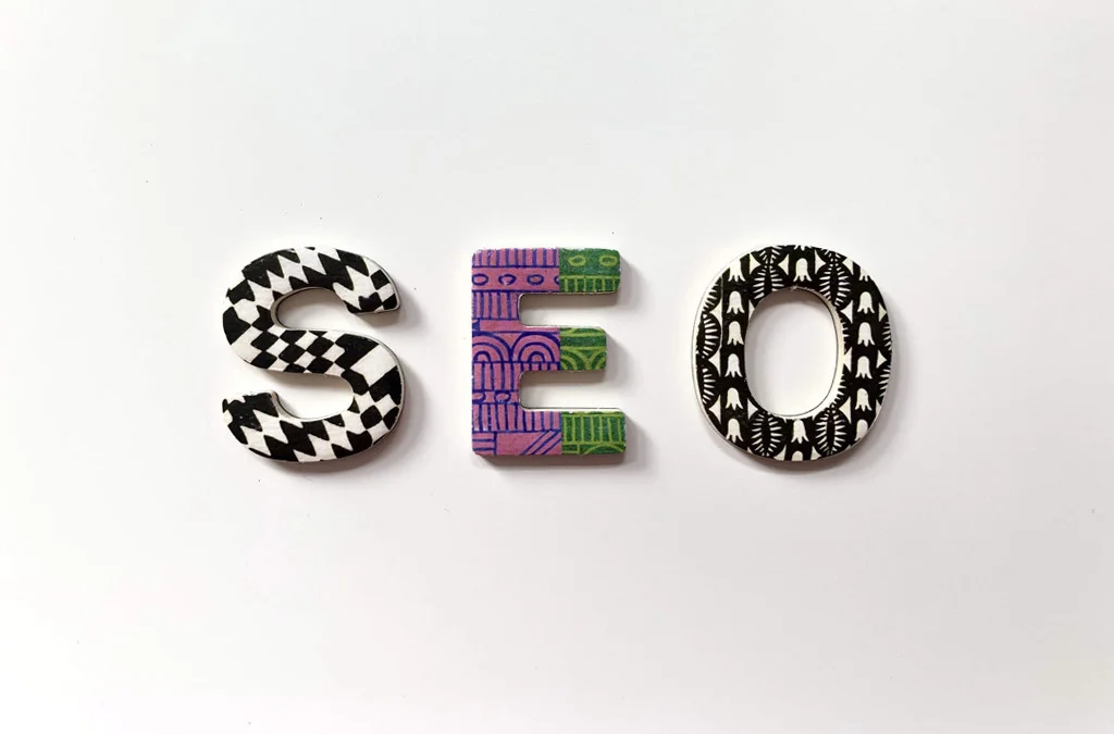 SEO 拼寫為牆壁裝飾