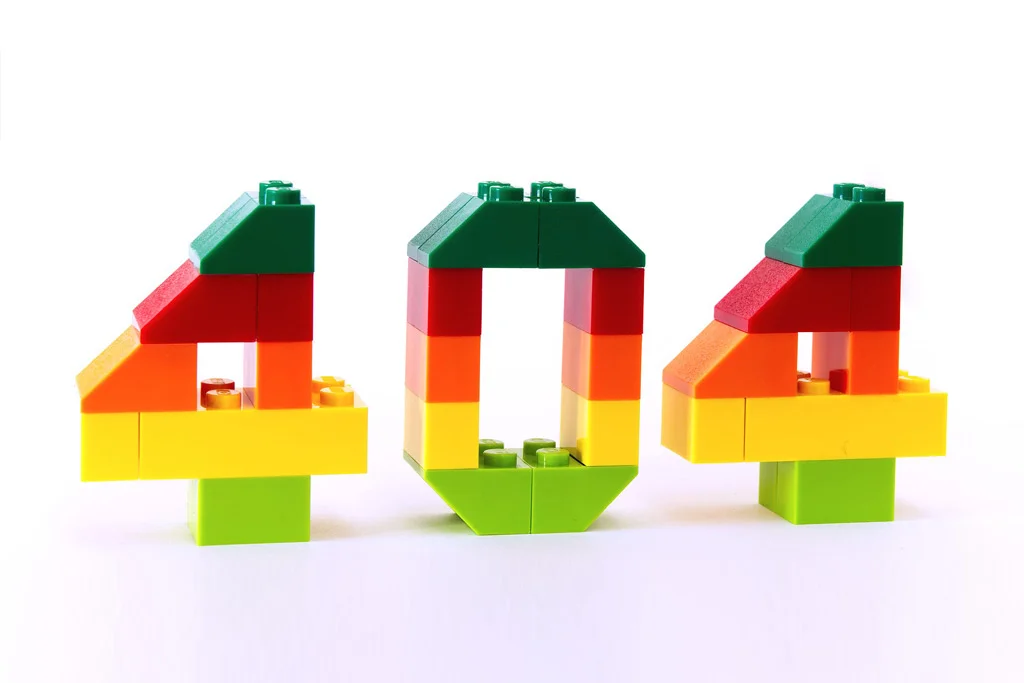 404 enunciato usando i lego