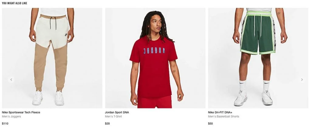 Nike Tavsiye edilen ürünler