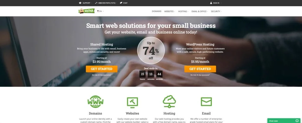 호스트파파 홈페이지