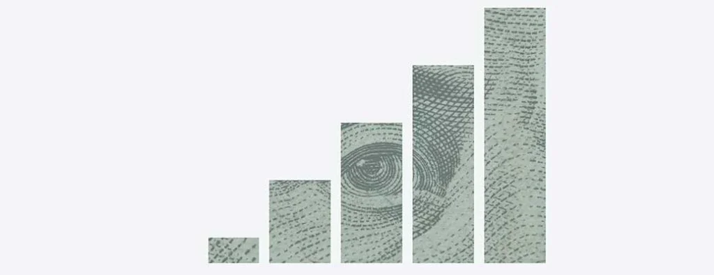 un graphique à barres s'agrandissant lentement