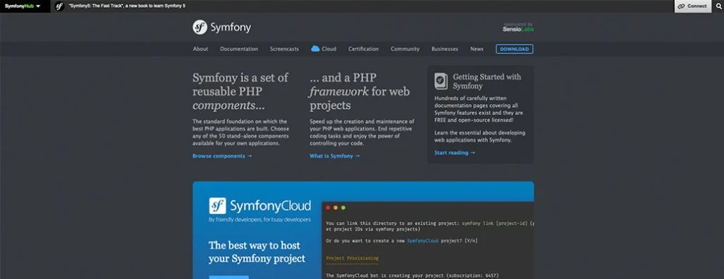 심포니 홈페이지