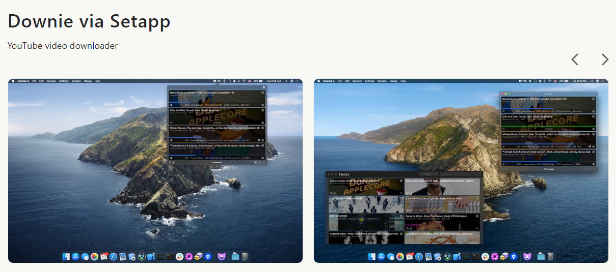 Downie melalui Setapp