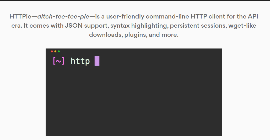 httpie网站