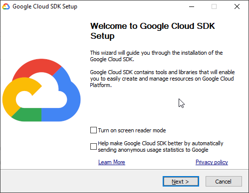 google-cloud-sdk-windows-installer