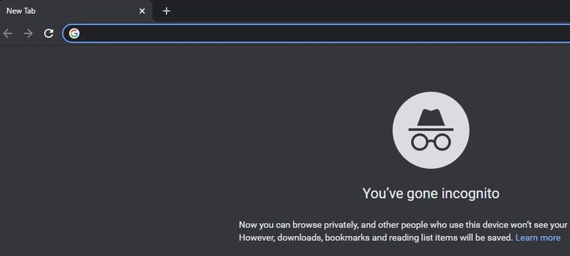 Modalità di navigazione in incognito in Chrome