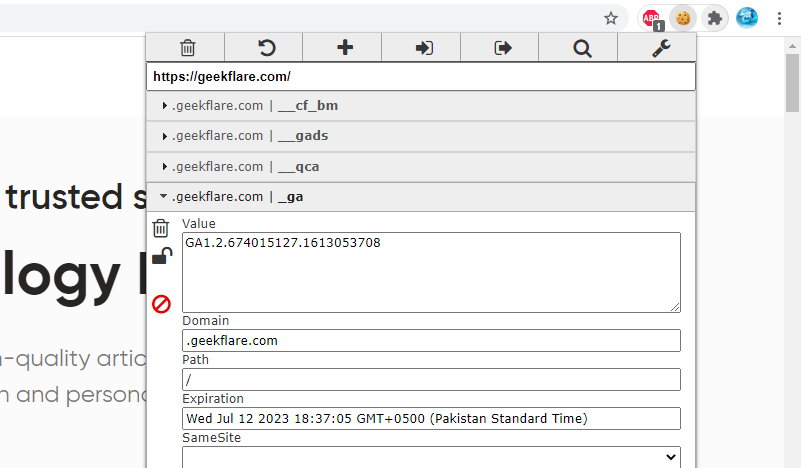 Edytuj ten plik cookie