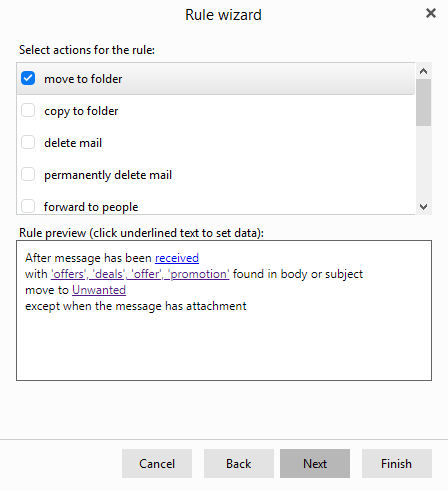 мастер правил клиента em