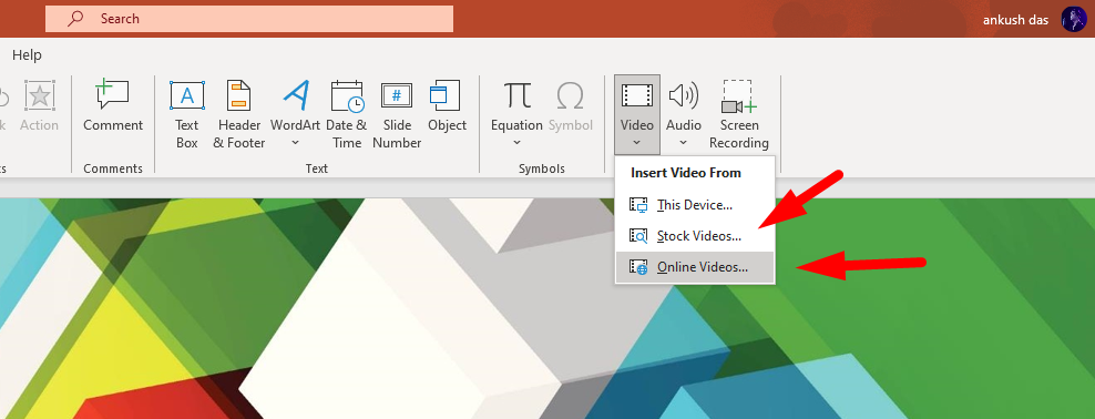 PowerPoint онлайн-видео