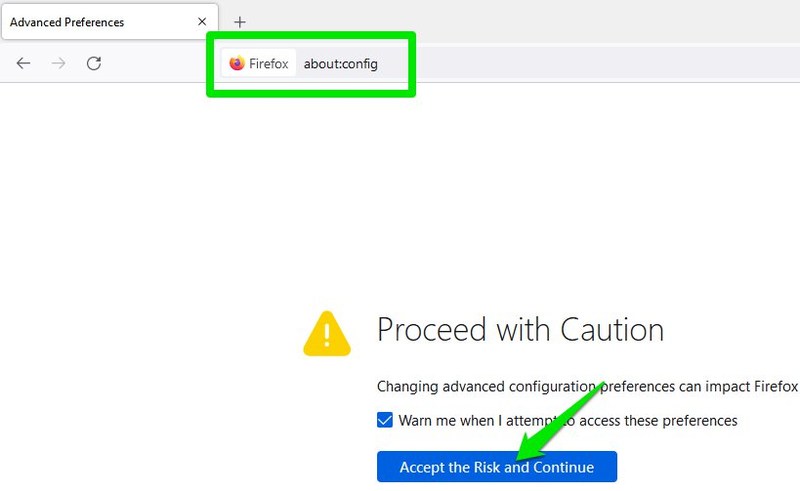 Uzyskaj dostęp do preferencji Firefoksa