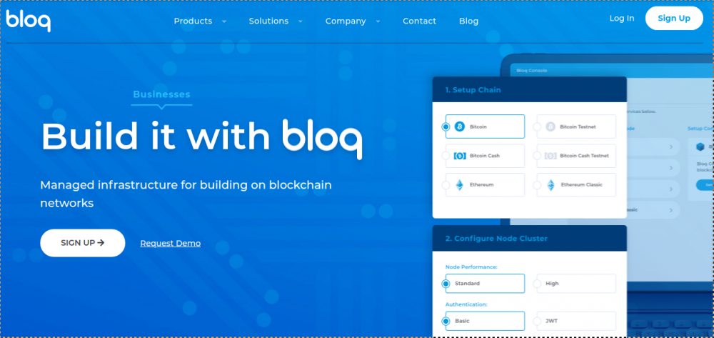 bloq hizmet olarak blockchain