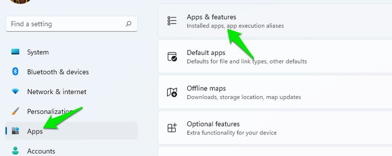 应用程序和功能